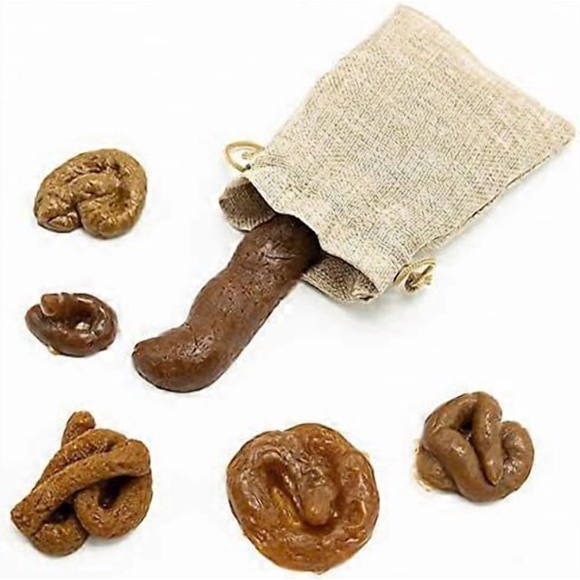 6 PCS Realistic Fake Poo Soft Fake Dog Poo Halloween Gross Jokes Prank Tricks Prank Joke Fun Toy