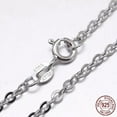 thumbnail image 2 of Real Solid 925 Sterling Silver Anchor Cable Chain Rolo Necklace 1.3Mm N1, 2 of 6