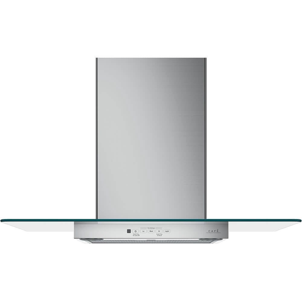Café CVW73012MSS 30 inch Stainless Glass Chimney Hood
