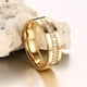 thumbnail image 1 of Anillo De Pareja De Moda Para Mujeres Hombres Amantes De Titanio Anillos De Boda De Acero Inoxidable, 1 of 4