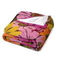 thumbnail image 3 of Floral Colorful Flower Blanket for Bed Throw Blanket for Women, Men And Kids Super Soft Plush Blanket Throw, Print Blanket, Blanket for Kids, 3 of 7