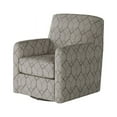 thumbnail image 2 of Southern Motion Flash Dance Wood & Fabric Swivel Glider in Brown/Jute, 2 of 4