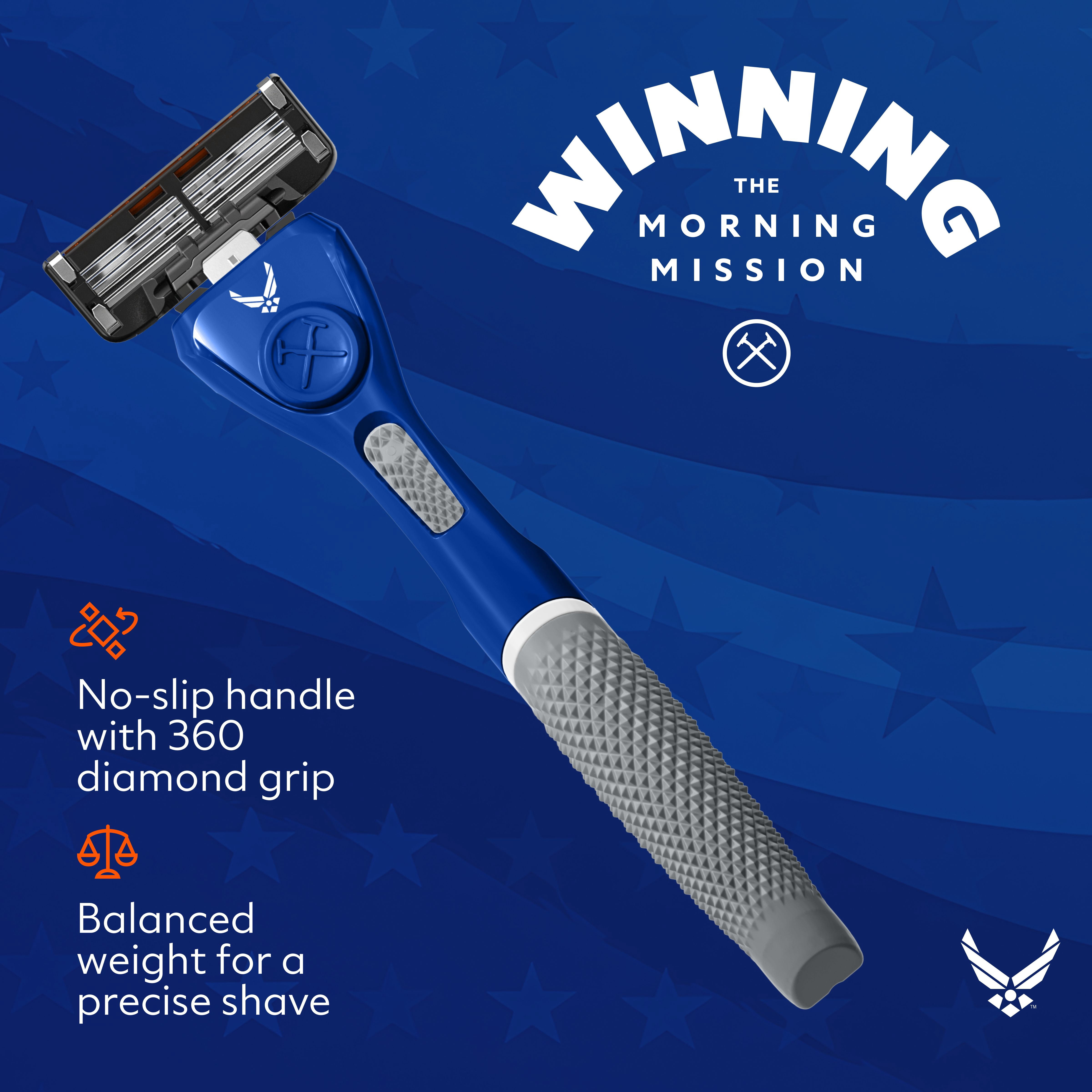 Dollar Shave Club Military Air Force 6-Blade Razor Starter Set