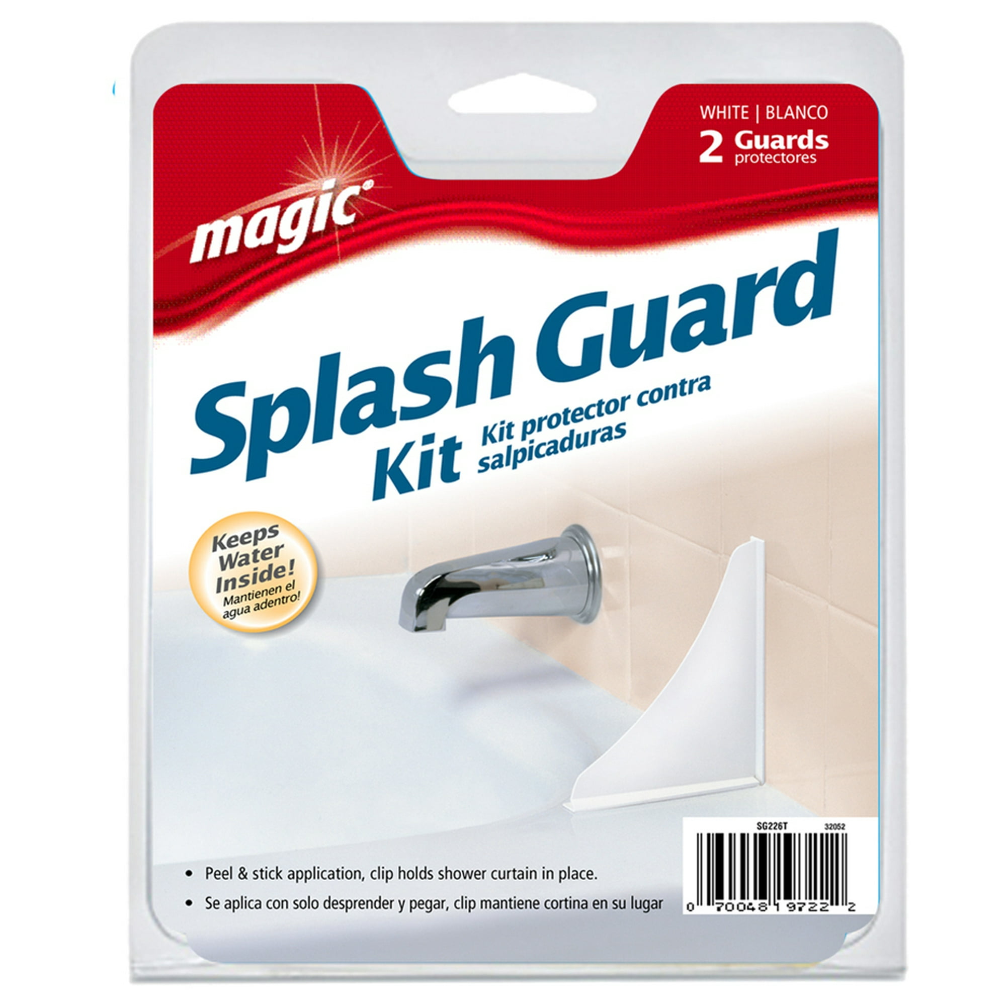 Magic Splash Guard Wht Canada, Bathtub Water Splash Guard