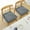 Gray, variant on 1 Packs Non Slip Soft Plush Chair Pads with Ties Winter Indoor Warmth Square Chair Covering Nonslip Comfort Dining Seat Pads Stool Mat Cover Decoration for Home Patio Kitchen Office Dorm