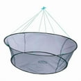 thumbnail image 3 of Red de pesca de nailon plegable, ligera, resistente, portátil, para lanzar a mano, para cangrejos, pececillos, camarones y cangrejos de río., 3 of 8