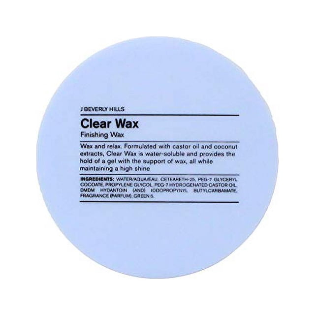 Cera de Acabado J Beverly Hills Blue Clear con Aceite de Ricino