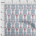 thumbnail image 1 of oneOone Viscose Chiffon Fabric Swirl & Paisley Ikat Print Sewing Fabric BTY 42 Inch Wide, 1 of 4