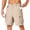 Beige, variant on Zimjoy Hiking Cargo Shorts for Men Quick Dry Lightweight Travel Shorts with Zipper Pockets for Fishing Camping Golf Black L