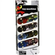 Tech Deck Fingerboard 4-Pack, Toy Machine