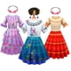 thumbnail image 2 of Robe de Cosplay Disney pour enfants, Costume d'été décontracté, tenue de jeu de rôle, dessin animé Encanto, Isabela Madrigal, 2022 zhangyuxiang unisex, 2 of 2