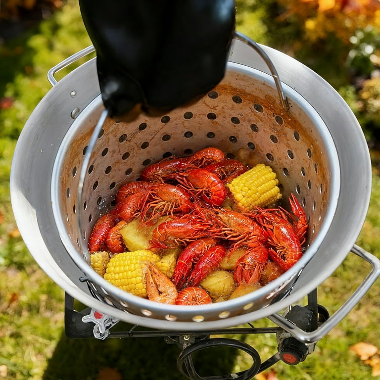 Red Mountain Valley 36-Quart Outdoor Camping Fryer with Drain