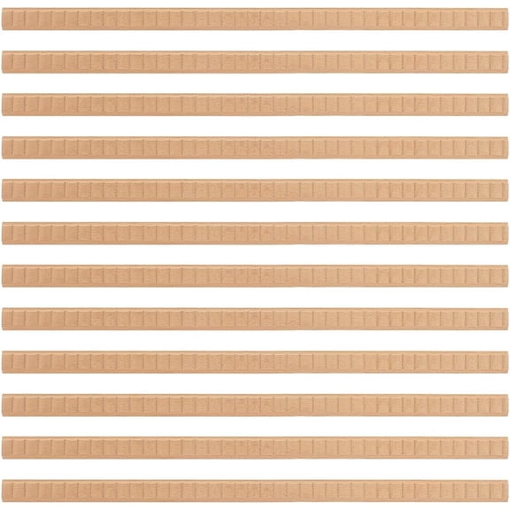 12pc Unfinished 3D Decorative Wood Trim Molding Decorative Wood Moulding Trim for Easy Installation DIY Door Wall Table Cabinet