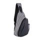 thumbnail image 5 of Bolso de hombro ajustable, transpirable, impermeable, de gran capacidad, mochila de una sola correa para viajes al aire libre, escuela, forma de gota gris, 5 of 15