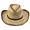 beige, variant on Western Straw Cowboy Hat for Women and Men, Breathable Open Weave Wide Rolled Brim Lightweight Vintage Distressed Sun Hat for Ranch, Camping, Beach and Outdoor Festivals