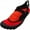 Red/Black Techno, variant on NORTY Women's Quick-Dry Water Shoes Aqua Socks for Surfing, Swimming, and Beach