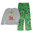 thumbnail image 2 of Dr. Seuss The Grinch Boys' Dear Santa, I Can Explain Kids Pajama Lounge Sleep Set, 2 of 6