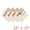 Beige-1, variant on Unique Bargains 4Pcs Cartoon Cotton Soft Absorbent Face Cloths Beige-1 13" x 13"