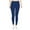 Blue, variant on Women's Solid Color Low Waist Cotton Ankle Length Leggings, Slim Opaque Soft Yoga Pants for Women, Butt Lifting Breathable Daily Party Cropped Leggings Purple S