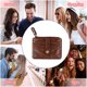 thumbnail image 5 of Carteras pequeñas para mujer, tarjetero plegable delgado, bolsillo minimalista con cremallera, 5 of 5