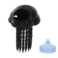 thumbnail image 2 of Jellyfish Shape Aquarium Cave Hideout with Feeder, 1Pc Betta Fish Shelter Ornament with 3Pcs Suction Cups, Fish Tank Accessories, Floating Fish Tank Decorations for Shrimp Small Fish Fry, 2 of 4