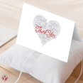 thumbnail image 3 of Thank You Greeting Cards & Envelopes, Beautiful & Romantic Love Hearts Greetings, 3 of 5