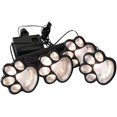 thumbnail image 1 of Luces solares con huella de pata, luces solares con pata de perro para exteriores, gato Rojo Verde, 1 of 4