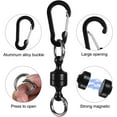 thumbnail image 4 of HUGFEGWE Magnetic Net Keychain, Quick Release Key Ring Holder, Detachable Key Chain Clip Connector for Fly Fishing U2537-31053, 4 of 7