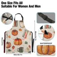 thumbnail image 3 of Yayeee Chief Kitchen Apron with Pockets for Cooking Water Resistant Unisex Adjustable Neck Strap, Beige Fall Coffee, 3 of 7