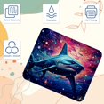 thumbnail image 3 of Shark Square Desk Pad Mouse Pad, 8.3x9.8 Inch Non-Slip Rubber Bottom Printed Mousepad for Office and Gaming, 3 of 6