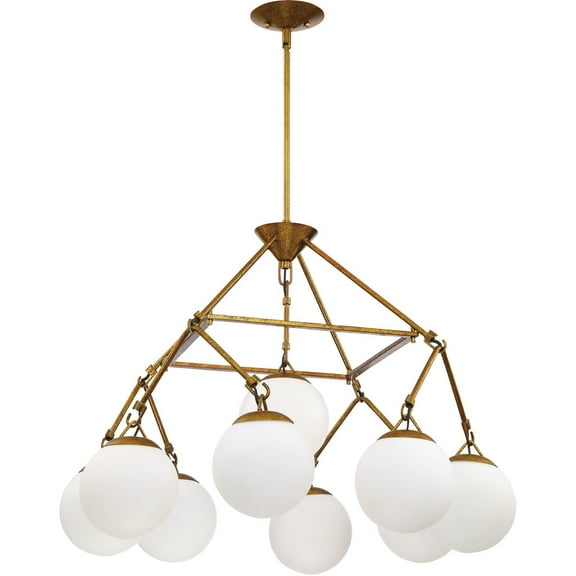 Craftmade  Orion Chandelier - 9 Patina Aged Brass