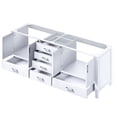 thumbnail image 7 of White 80 In. Double Bath Vanity - 2 Inner Cabinets, 6 Drawers & Open Shelf Soft Close Created With Solid Wood E0 Plywood Fully Assembled Unit Crafted Bathroom, 7 of 7