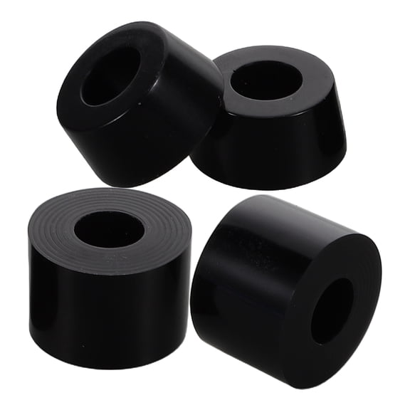 HONITANO 4Set Skateboard Pads for Bearings Pu Material Black 1.6x0.8in