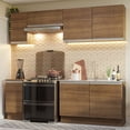 thumbnail image 2 of Cocina Integral 240cm Glamy Madesa 10 Marrón, 2 of 5