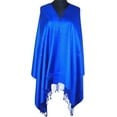 thumbnail image 4 of Royal Blue Solid Color Design Shawl Pashmina Scarf Wrap Stole Seconds NEW, 4 of 4