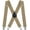 Tan, variant on Men's X-Back 2 Inches Wide Heavy Duty Clips Adjustable Suspenders