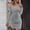 Gray, variant on YHAJDS Women's Casual Dress,Women's Dresses Long Sleeve Dress Solid Color Asymmetric Neck Fitted Midi Dress Metal Button Slim for Fall Winter