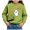 Green_2, variant on Godom Girls Casual Long Sleeve Sweatshirt Crew Neck Cute Halloween Print Pullover Relaxed Fit Tops