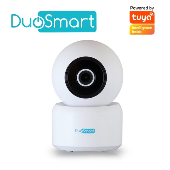 CAMARA INTELIGENTE CON MOVIMIENTO PT WIFI 2.4 GHZ DUOSMART E21 PARA INTERIOR FULL HD 3MP