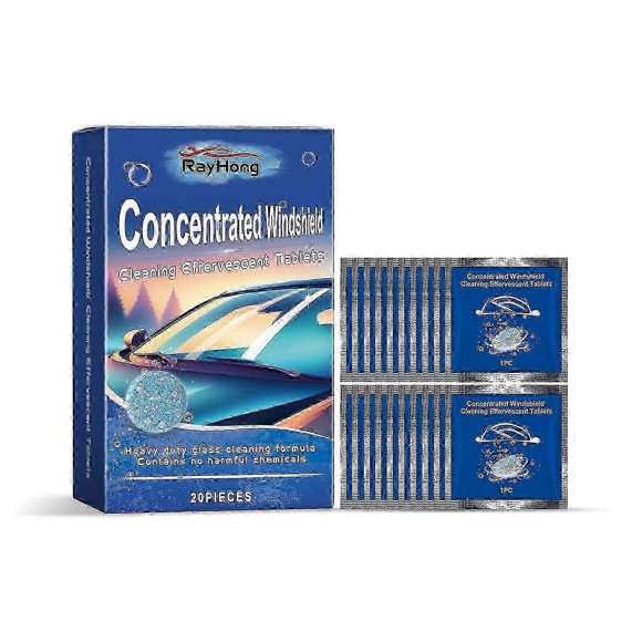 Rayhong windshield cleaning tablets car window rainproof and waterproof cleaning stains daily mainte
