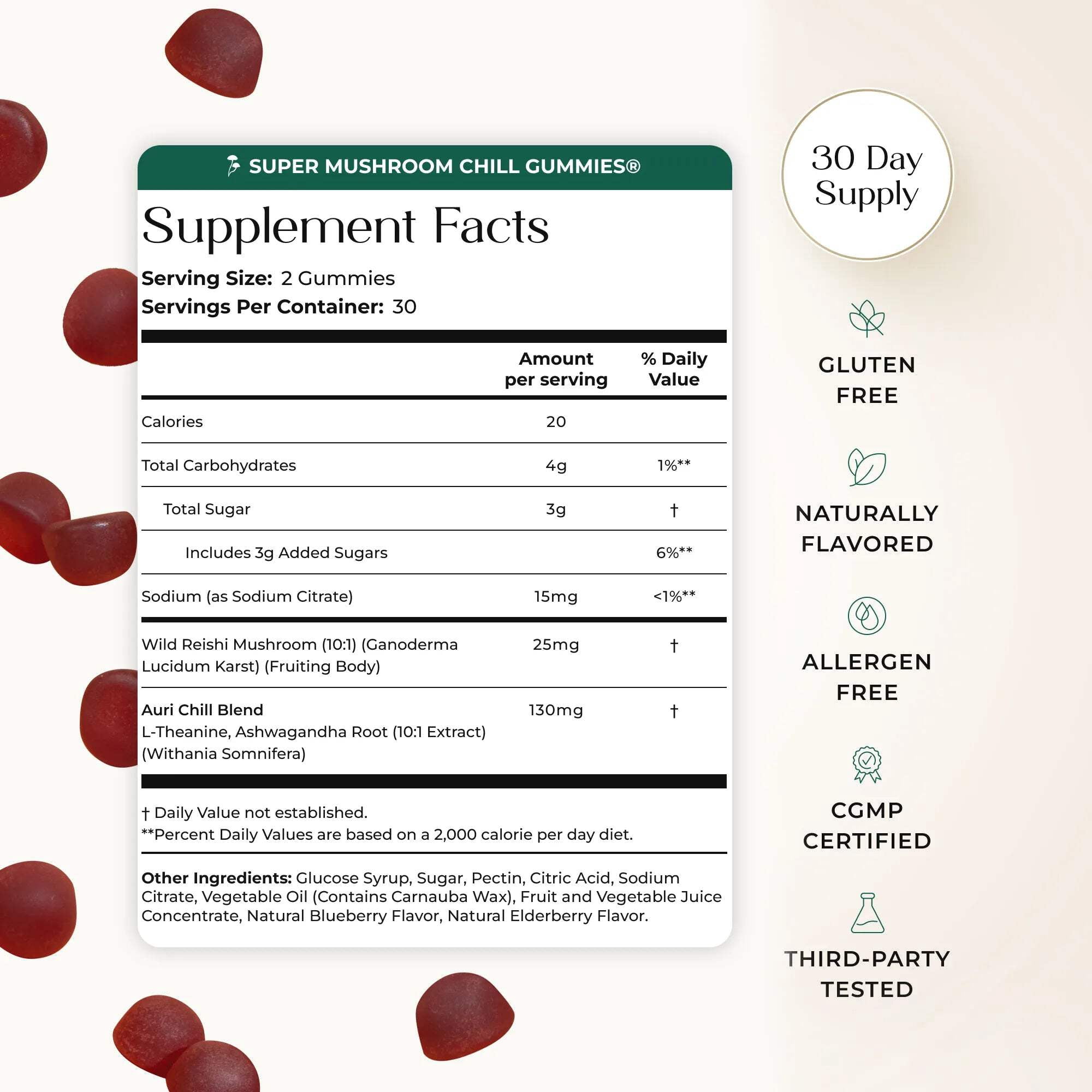 Super Mushroom Chill Gummies®