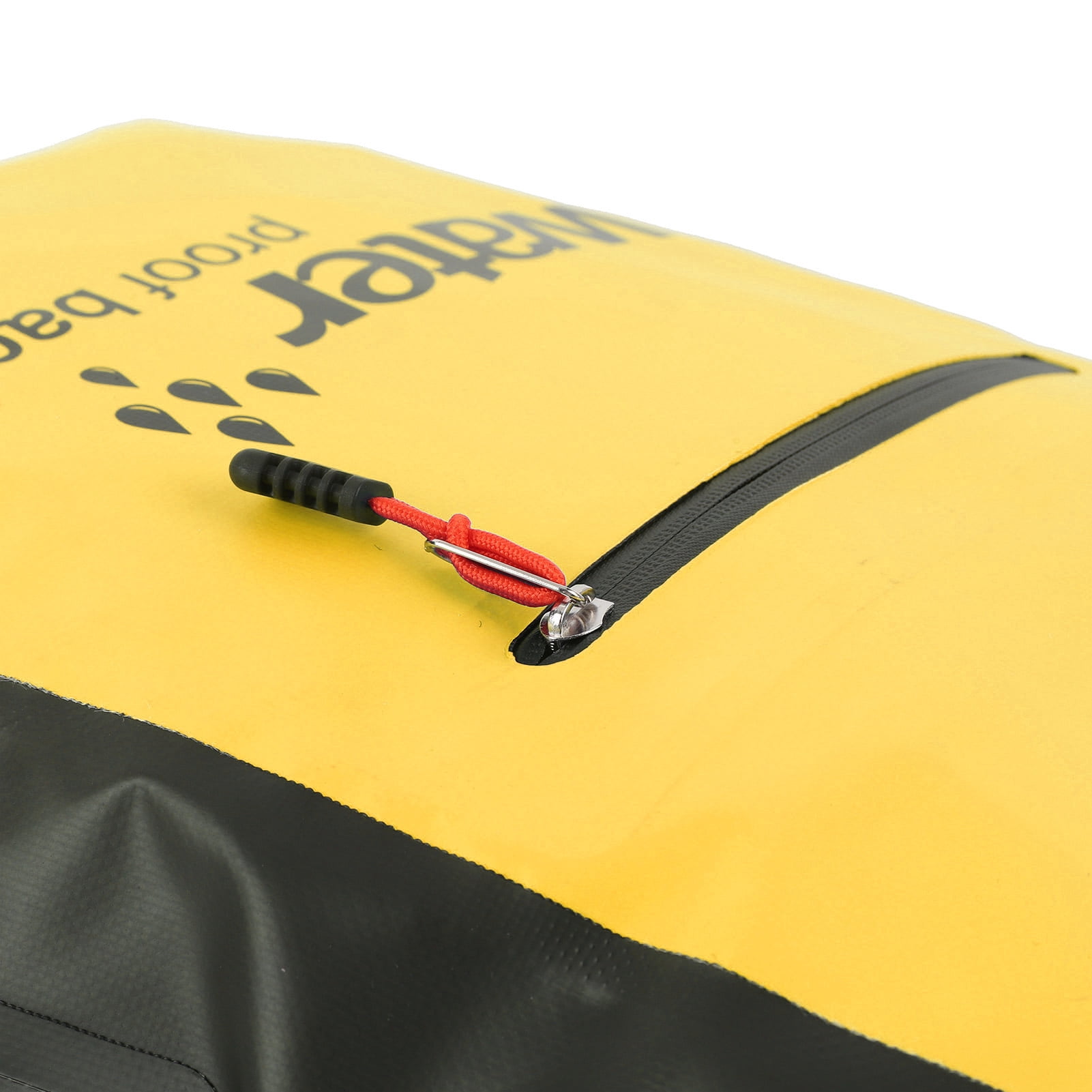 Nieyigj Heavyweight Water Resistant Dry Bag 25L Dry Wet Separation Hiking Dry Backpack with Shoulder Strap for Outdoors Activities Yellow 16.5 inches / 42 cm