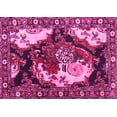 thumbnail image 1 of Ahgly Company Indoor Rectangle Persian Pink Traditional Area Rugs, 7' x 9', 1 of 4