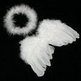 thumbnail image 3 of Alas de ángel Alas de plumas de ángel blancas Accesorios de fotografía Accesorios de fotografía con halo de plumas Conjunto para accesorios de decoración de fiestas Sailing Electrónica, 3 of 5