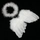 thumbnail image 3 of Alas de ángel Alas de plumas de ángel blancas Accesorios de fotografía Accesorios de fotografía con halo de plumas Conjunto para accesorios de decoración de fiestas Sailing Electrónica, 3 of 5