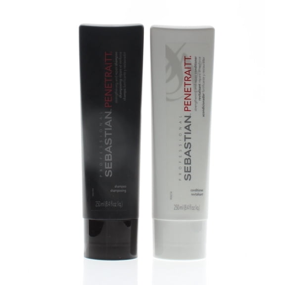 Sebastian Penetraitt Strengthening and Repairing Shampoo and Conditioner 2 x 8.45oz Combo