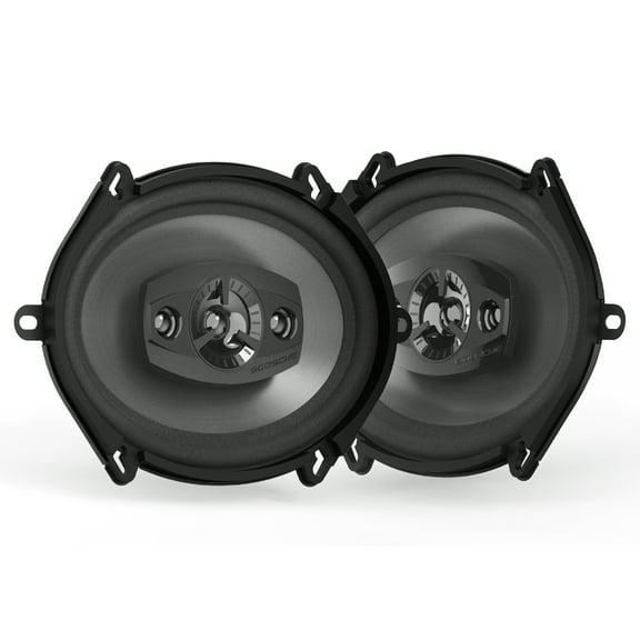Scosche 5"x7"/6"x8" 4-Way Car Audio Speaker Pair 200W Peak Power Precision HD Sound, HD57684A-WM1SD