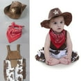 thumbnail image 5 of Ensemble d'Été 3 Pcs/ensemble Vêtements de Bébé Fille Garçon Cowboy à Franges Barboteuse Combinaison de Jeu, 5 of 5