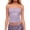 Purple, variant on Wang6 Women Cropped Sequin Camisole Trendy Spaghetti Strap Sparklers Cami Tank Tops Square Neck Mardi Gras Sleeveless Undershirts Tees White S