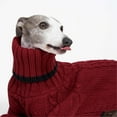 thumbnail image 7 of UOSIA Italian Greyhound Clothes, Warm Sweater for Whippets, Two-Legged Turtleneck Dog Onesie, 7 of 7